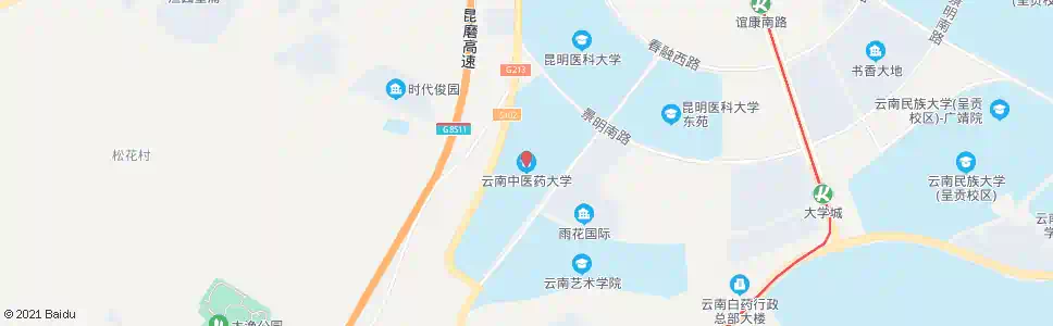 昆明雨花路(中医学院)_公交站地图_昆明公交_妙搜公交查询2025