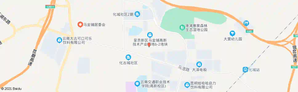 昆明魁星街口(塔山路)_公交站地图_昆明公交_妙搜公交查询2025