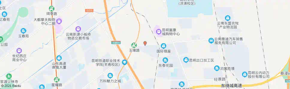 昆明义路村口玉缘路_公交站地图_昆明公交_妙搜公交查询2025