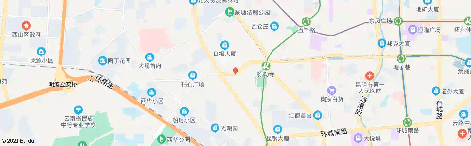 昆明永乐路口(西坝路)_公交站地图_昆明公交_妙搜公交查询2025