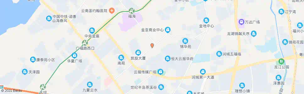 昆明杨家路口(金广路)_公交站地图_昆明公交_妙搜公交查询2025