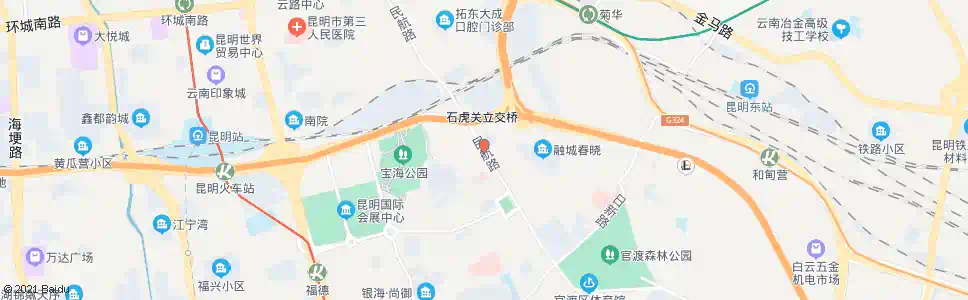 昆明关兴路口民航路_公交站地图_昆明公交_妙搜公交查询2025