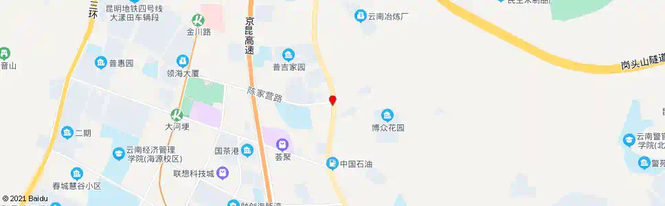 昆明普吉路口(王家桥路)_公交站地图_昆明公交_妙搜公交查询2025
