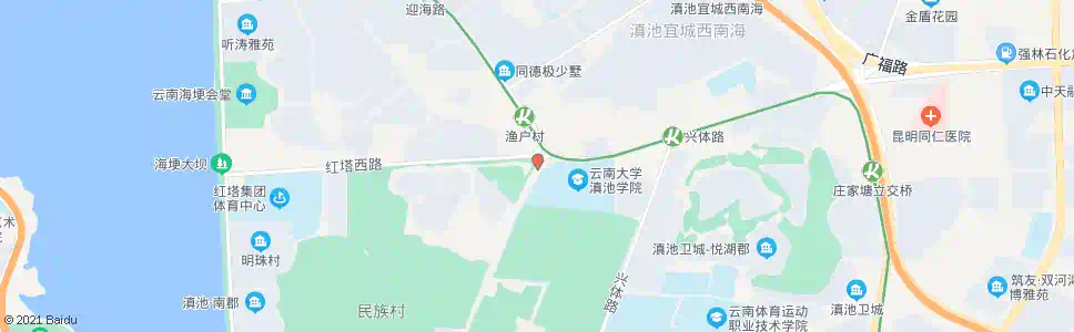 昆明滇池路口红塔东路_公交站地图_昆明公交_妙搜公交查询2025