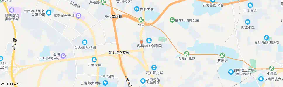 昆明普吉路南口_公交站地图_昆明公交_妙搜公交查询2025