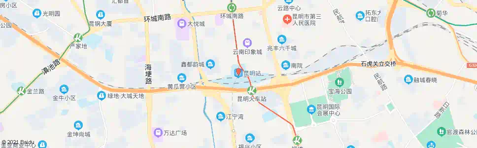 昆明高峣_公交站地图_昆明公交_妙搜公交查询2025