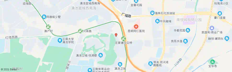 昆明滇池卫城_公交站地图_昆明公交_妙搜公交查询2025