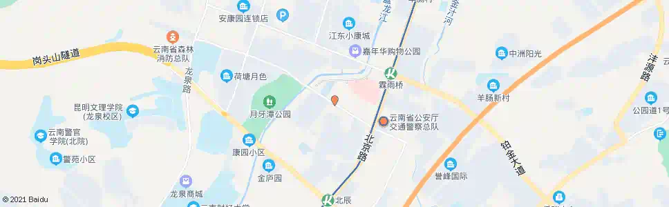 昆明金实西区(江东花园北路)_公交站地图_昆明公交_妙搜公交查询2025