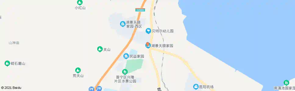 昆明湖景小镇_公交站地图_昆明公交_妙搜公交查询2025