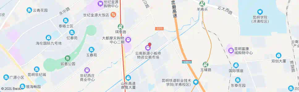 昆明昆明市输送机械厂_公交站地图_昆明公交_妙搜公交查询2025