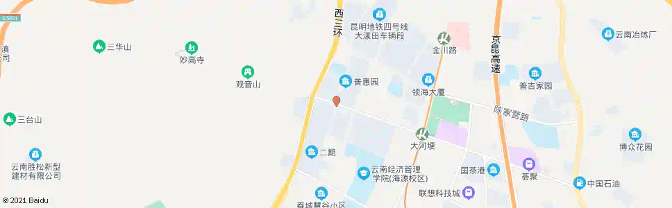 昆明玉峰路口王筇路_公交站地图_昆明公交_妙搜公交查询2025