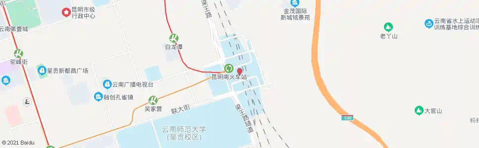 昆明新村_公交站地图_昆明公交_妙搜公交查询2025