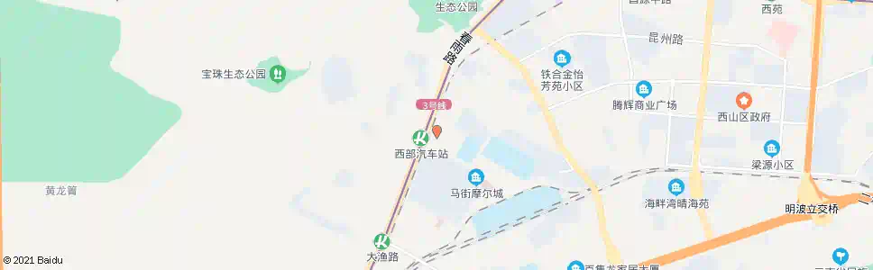 昆明西部客运站_公交站地图_昆明公交_妙搜公交查询2025