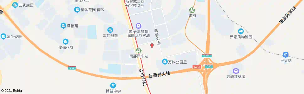 昆明螺蛳湾公交枢纽站(怡安路)_公交站地图_昆明公交_妙搜公交查询2025