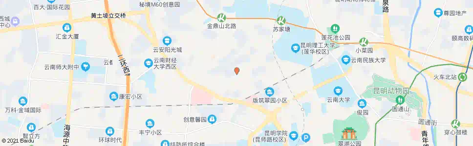 昆明虹山南路口_公交站地图_昆明公交_妙搜公交查询2025
