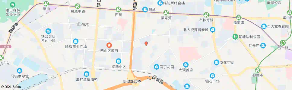 昆明华夏中专_公交站地图_昆明公交_妙搜公交查询2025
