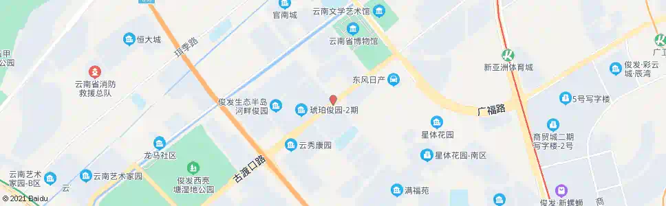昆明付家营村东_公交站地图_昆明公交_妙搜公交查询2025