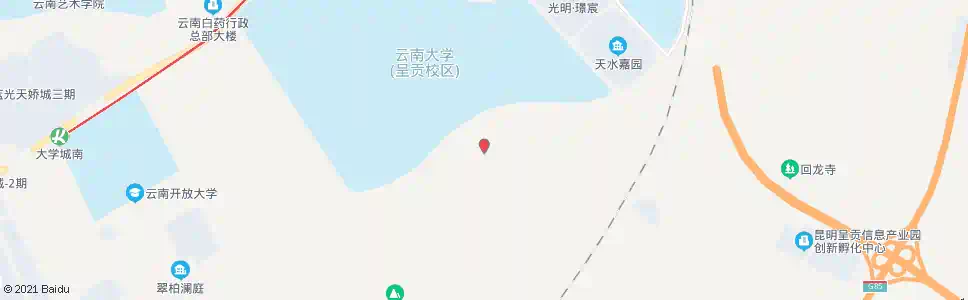 昆明学城步行街_公交站地图_昆明公交_妙搜公交查询2025