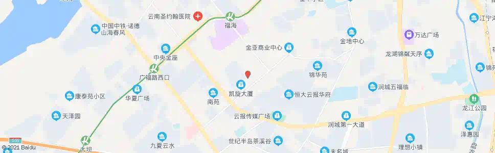 昆明杨家地(金广路)_公交站地图_昆明公交_妙搜公交查询2025