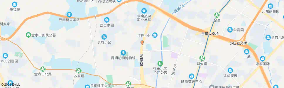 昆明下马村(龙泉路)_公交站地图_昆明公交_妙搜公交查询2025