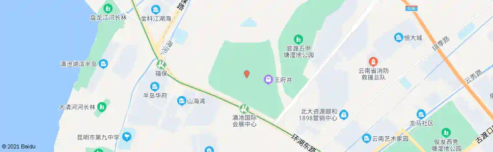 昆明环湖东路口会展西路_公交站地图_昆明公交_妙搜公交查询2025