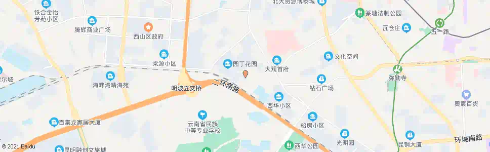 昆明大观路口_公交站地图_昆明公交_妙搜公交查询2025