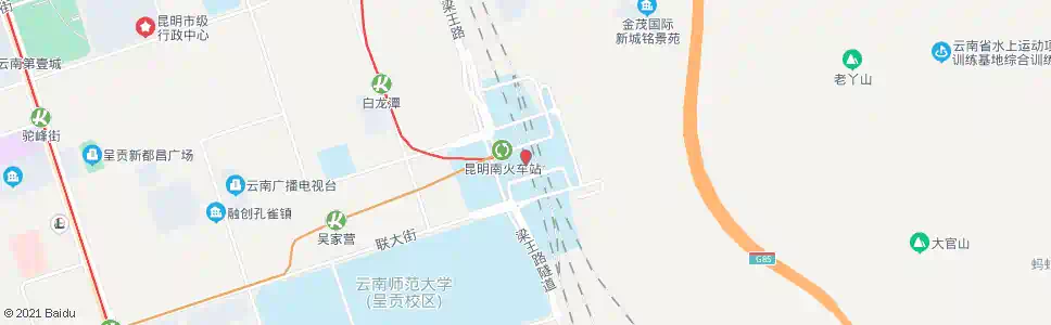 昆明官南路口_公交站地图_昆明公交_妙搜公交查询2025