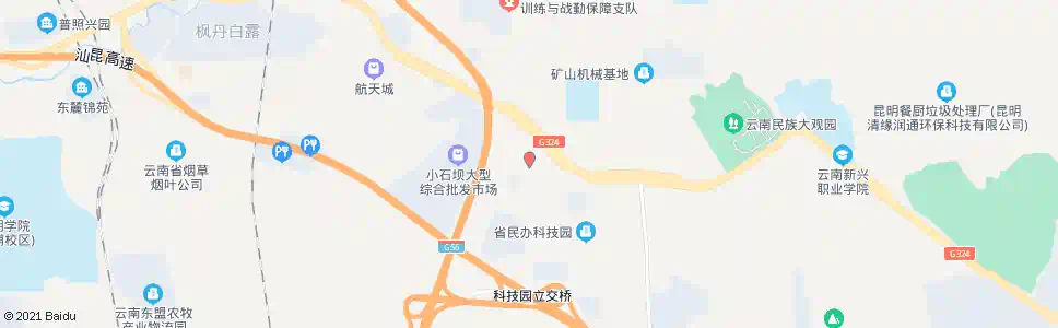 昆明大冲村(拓翔路)_公交站地图_昆明公交_妙搜公交查询2025