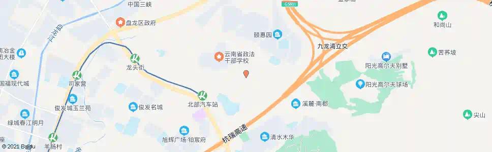昆明大波村口_公交站地图_昆明公交_妙搜公交查询2025