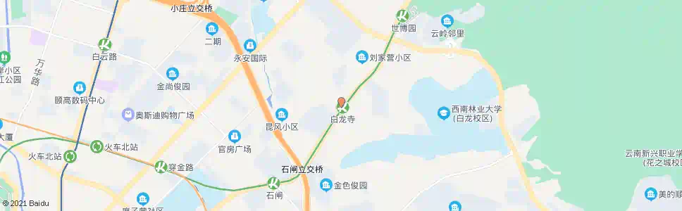 昆明龙庆路_公交站地图_昆明公交_妙搜公交查询2025