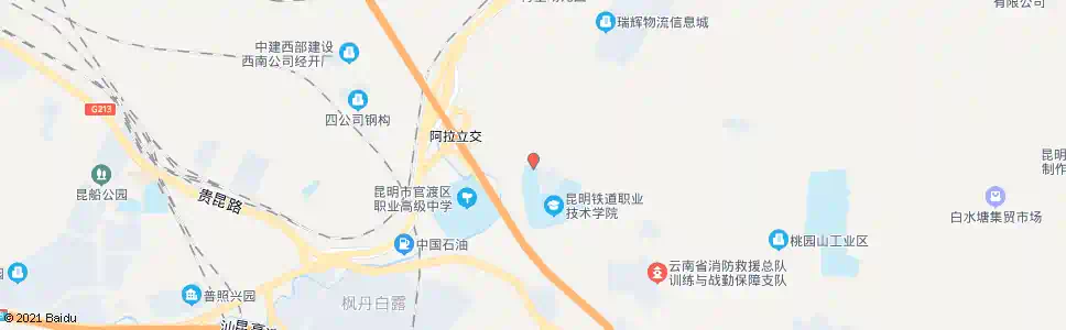 昆明小石坝中段_公交站地图_昆明公交_妙搜公交查询2025