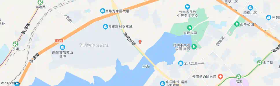 昆明明河路下段_公交站地图_昆明公交_妙搜公交查询2025