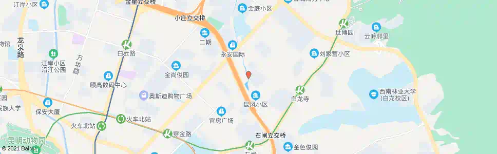 昆明龙庆路口龙华路_公交站地图_昆明公交_妙搜公交查询2025
