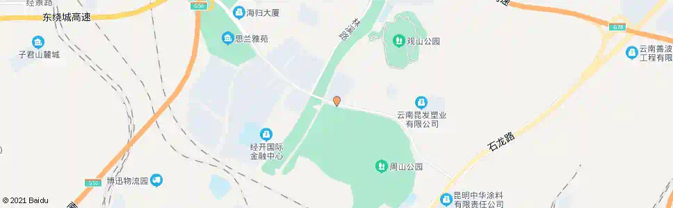 昆明云湾路口春漫大道_公交站地图_昆明公交_妙搜公交查询2025