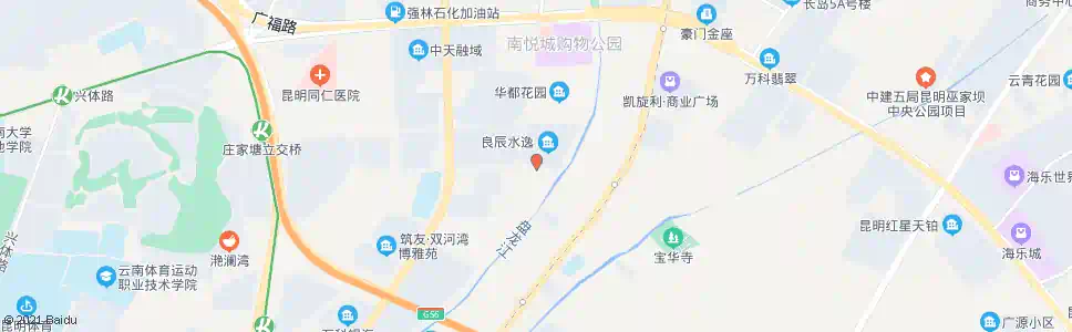昆明逸雅路口(前兴路)_公交站地图_昆明公交_妙搜公交查询2025