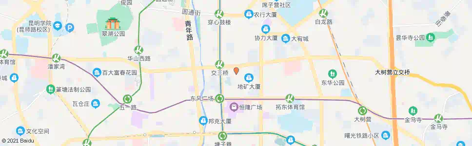 昆明白塔路口(昆明市实验中学)_公交站地图_昆明公交_妙搜公交查询2025