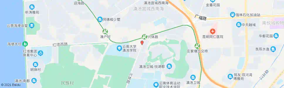昆明兴体路北段_公交站地图_昆明公交_妙搜公交查询2025
