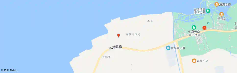 昆明白鱼口下村_公交站地图_昆明公交_妙搜公交查询2025