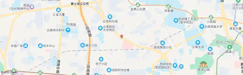 昆明西园路口滇缅大道_公交站地图_昆明公交_妙搜公交查询2025