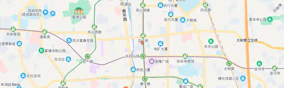 昆明科技馆_公交站地图_昆明公交_妙搜公交查询2025