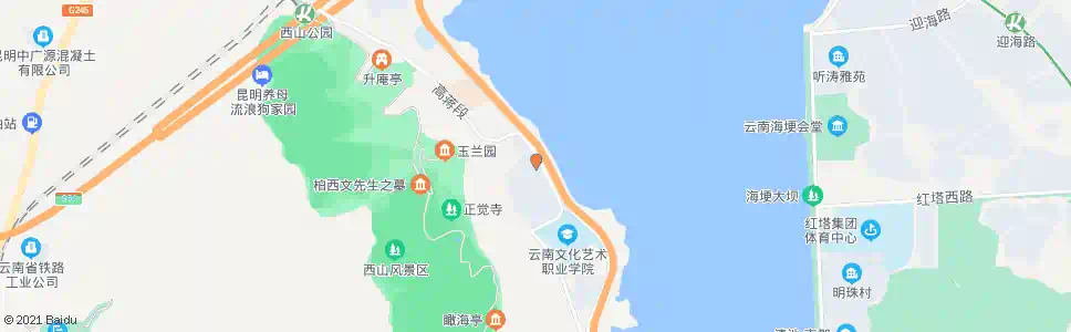 昆明省委党校_公交站地图_昆明公交_妙搜公交查询2025