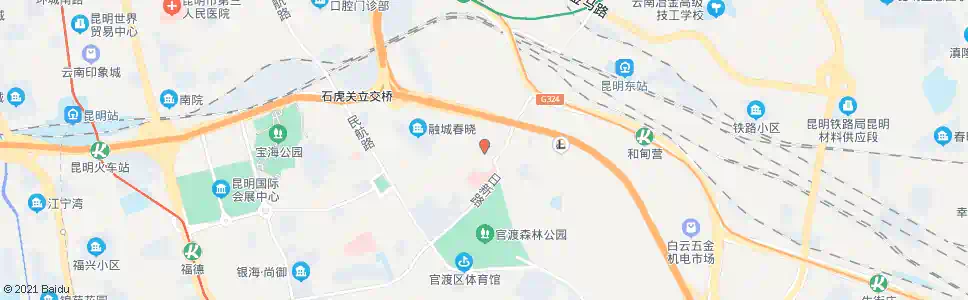 昆明关通路口_公交站地图_昆明公交_妙搜公交查询2025