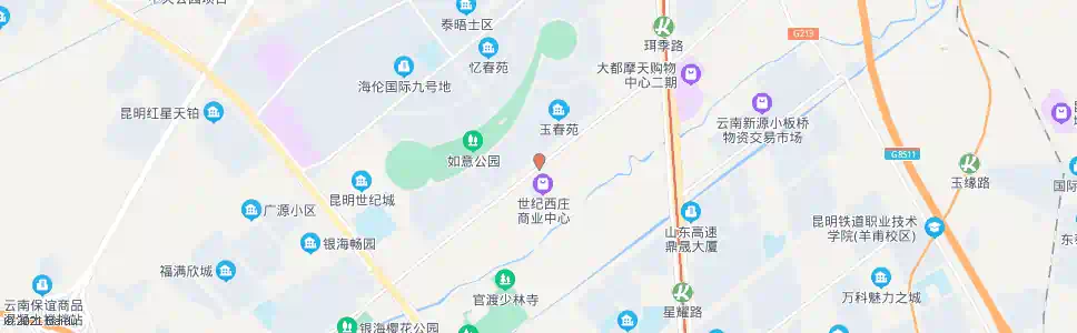 昆明如意西路口(珥季路)_公交站地图_昆明公交_妙搜公交查询2025
