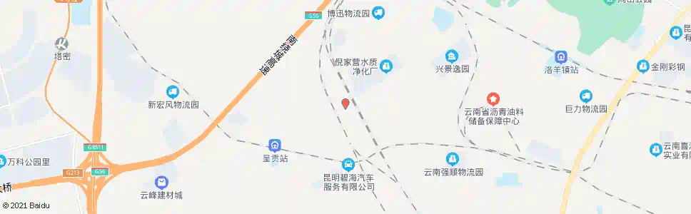 昆明张溪营_公交站地图_昆明公交_妙搜公交查询2025