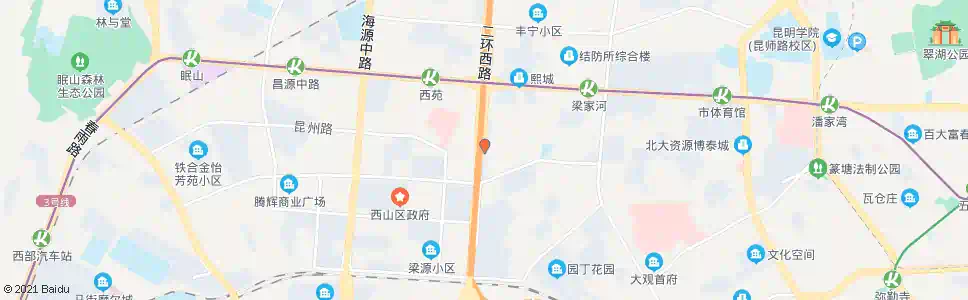 昆明春苑小区_公交站地图_昆明公交_妙搜公交查询2025