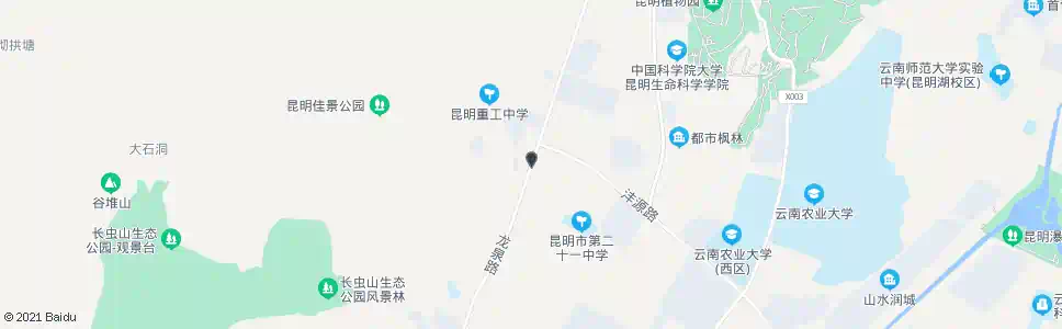 昆明沣源路西口龙泉路_公交站地图_昆明公交_妙搜公交查询2025