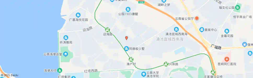 昆明二号楼(河蟹路)_公交站地图_昆明公交_妙搜公交查询2025