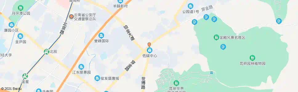 昆明铂金大道东口(穿金路)_公交站地图_昆明公交_妙搜公交查询2025