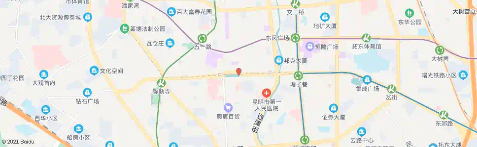 昆明金马坊(临时站)_公交站地图_昆明公交_妙搜公交查询2025