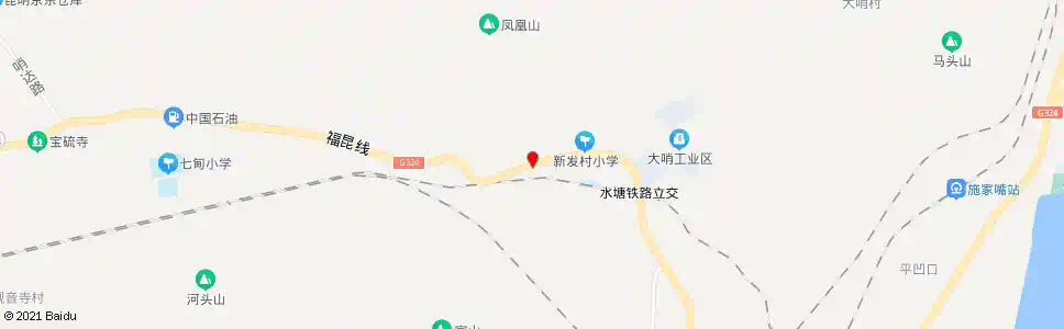 昆明大哨村_公交站地图_昆明公交_妙搜公交查询2025